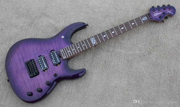 Пользовательские JPX 24 ладов Music Man Ernie Ball Петруччи Фиолетовый Flame Maple Top гитара Элект
Пользовательские JPX 24 ладов Music Man Ernie Ball Петруччи Фиолетовый Flame Maple Top гитара Элект