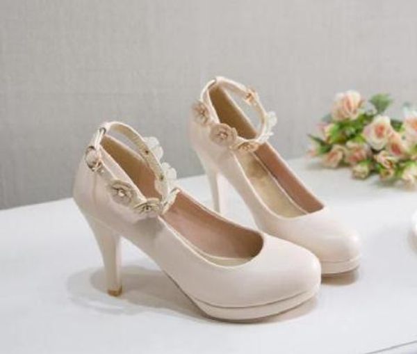 women's shoes in spring and autumn high fine heel round head waterproof table flower@626, Black
women's shoes in spring and autumn high fine heel round head waterproof table flower@626, Black
