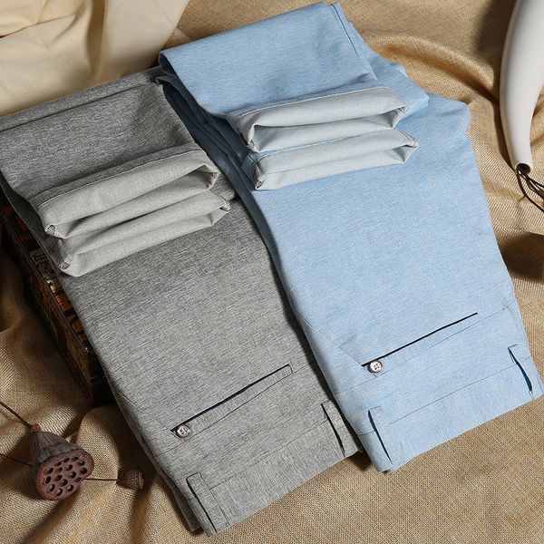 icpans linen pants men summer 2019 office classic business straight men trousers fashionmens pants formal new plus size 38 40, Black
icpans linen pants men summer 2019 office classic business straight men trousers fashionmens pants formal new plus size 38 40, Black