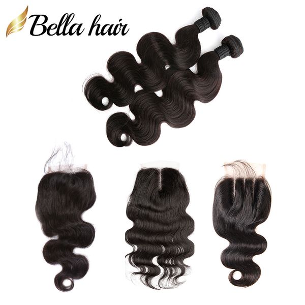 malaysian virgin human hair bundles with closure body wave lace closure 4x4 part middle part 3 part hair weft extension bellahair, Black
malaysian virgin human hair bundles with closure body wave lace closure 4x4 part middle part 3 part hair weft extension bellahair, Black