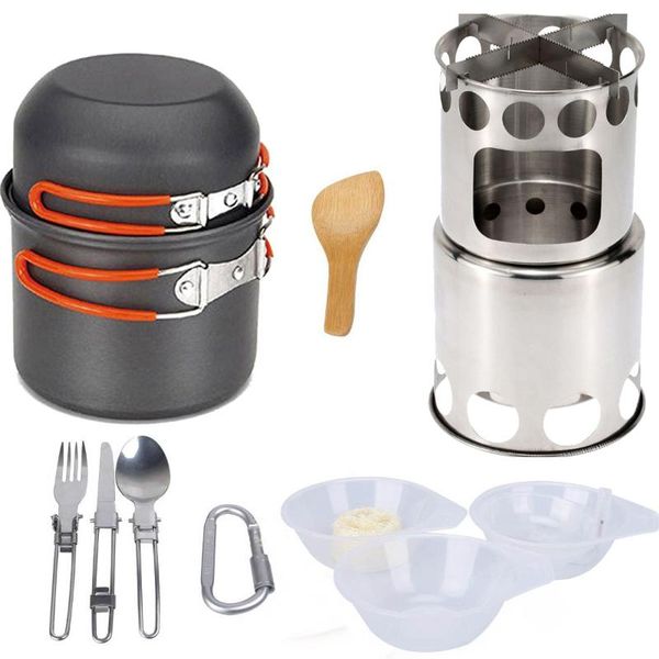 outdoor hiking camping pot set firewood furnace set with tableware cookware stove outdoor equipment camping cup titanium pot
outdoor hiking camping pot set firewood furnace set with tableware cookware stove outdoor equipment camping cup titanium pot
