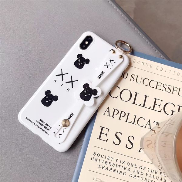 one piece luxury phone case for iphone 6 7 8 plus xr fashion and lovely bear designer back cover with flower wristband
one piece luxury phone case for iphone 6 7 8 plus xr fashion and lovely bear designer back cover with flower wristband