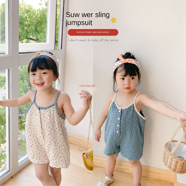 vurtl baby girl summer clothes 1-5 years old jumpsuit thin 2020 sling trousers body clothes trousers little star sling girls out pants ek062, Blue
vurtl baby girl summer clothes 1-5 years old jumpsuit thin 2020 sling trousers body clothes trousers little star sling girls out pants ek062, Blue