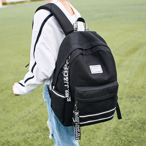 backpack female trend junior high school students' schoolbag large capacity polyester backpack
backpack female trend junior high school students' schoolbag large capacity polyester backpack