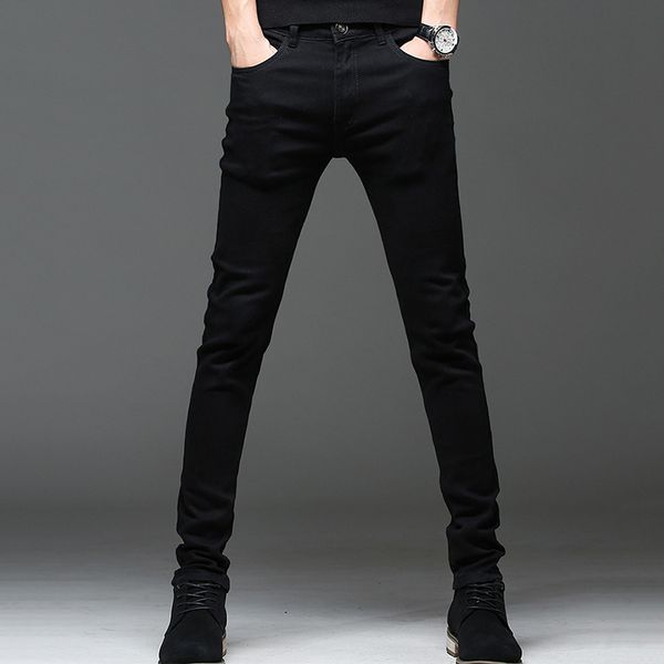 men elastic jeans pencil pants straight fit men brand pants slim casual jeans high quality, Blue
men elastic jeans pencil pants straight fit men brand pants slim casual jeans high quality, Blue