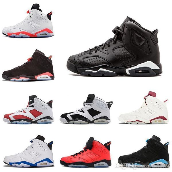 6 new 6s alternate angry bull black cat carmine basketball shoes mens oreo high white infared sport blue unc sneakers size 7-13
6 new 6s alternate angry bull black cat carmine basketball shoes mens oreo high white infared sport blue unc sneakers size 7-13