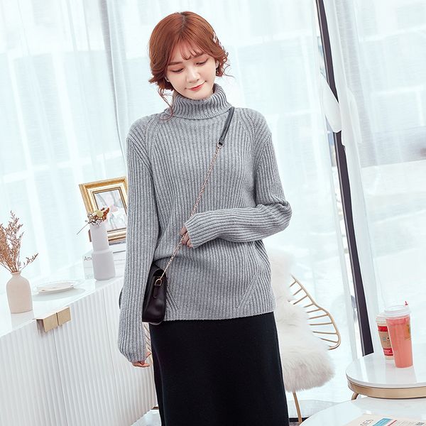 dmlfzmy fleece sweater autumn and winter new 2019 korean women's loose simple high collar long sleeve bottoming shirt, White;black
dmlfzmy fleece sweater autumn and winter new 2019 korean women's loose simple high collar long sleeve bottoming shirt, White;black