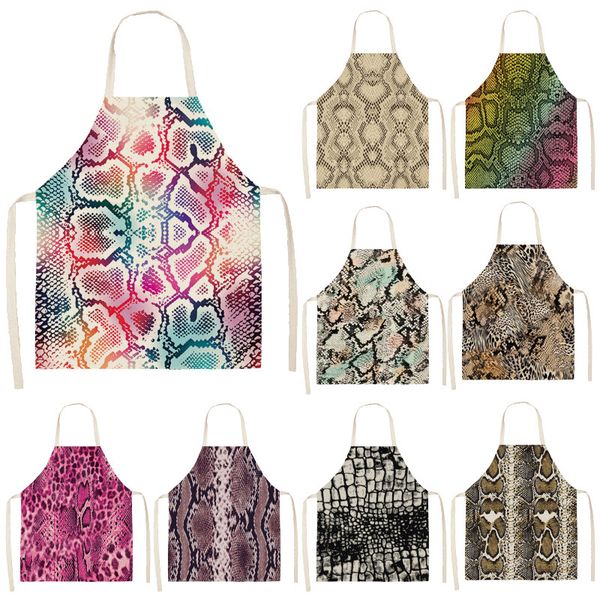 snake skin pattern sleeveless aprons color cotton linen kitchen women pinafore baking waist bib home cooking 53*65cm wql0156
snake skin pattern sleeveless aprons color cotton linen kitchen women pinafore baking waist bib home cooking 53*65cm wql0156