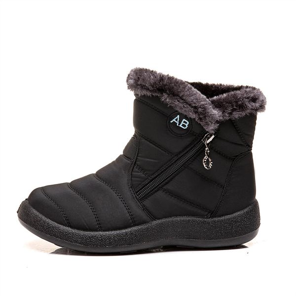 women boots 2019 new waterproof snow boots for winter shoes women casual lightweight ankle botas mujer warm winter female, Black
women boots 2019 new waterproof snow boots for winter shoes women casual lightweight ankle botas mujer warm winter female, Black