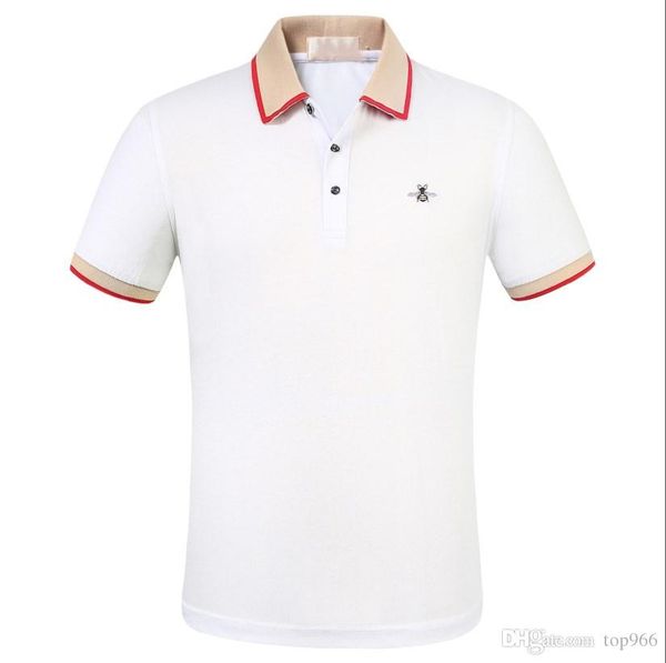 2019 бесплатная доставка роскошные дизайнер хлопок поло футболки мужчин уличной моды пчелка печати поло мужская конструктор бренд поло футбо, White;black
2019 бесплатная доставка роскошные дизайнер хлопок поло футболки мужчин уличной моды пчелка печати поло мужская конструктор бренд поло футбо, White;black