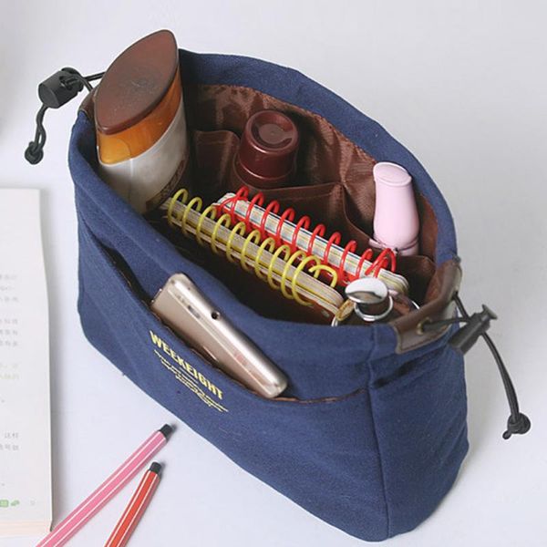 women adjustable drawstring with compartments fashion gift large capacity canvas makeup bag handbag organizer insert practical
women adjustable drawstring with compartments fashion gift large capacity canvas makeup bag handbag organizer insert practical