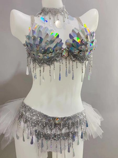 nightclub bar women dj singer performance costume silver sequins beading bikini set bar club party catwalk dance stage wear, Black;red
nightclub bar women dj singer performance costume silver sequins beading bikini set bar club party catwalk dance stage wear, Black;red