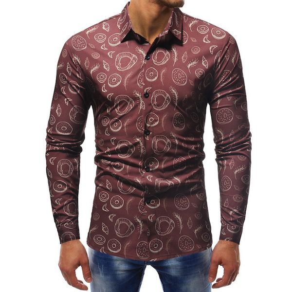 new fashion spring autumn casual men shirt slim fit flower print shirt long-sleeved shirts male, White;black
new fashion spring autumn casual men shirt slim fit flower print shirt long-sleeved shirts male, White;black