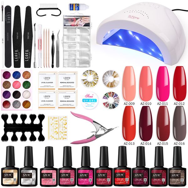 beauty 35pcs/lot 48w led lamp set soak off base coat long lasting gel lacquer shiny color gel nail art manicure kits
beauty 35pcs/lot 48w led lamp set soak off base coat long lasting gel lacquer shiny color gel nail art manicure kits
