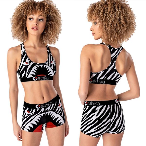 women ethika designer swimsuit 2 piece bikini set vest tank bra and shorts swimming suit luxury shark swimwear brand beachwear ty721, White;black
women ethika designer swimsuit 2 piece bikini set vest tank bra and shorts swimming suit luxury shark swimwear brand beachwear ty721, White;black