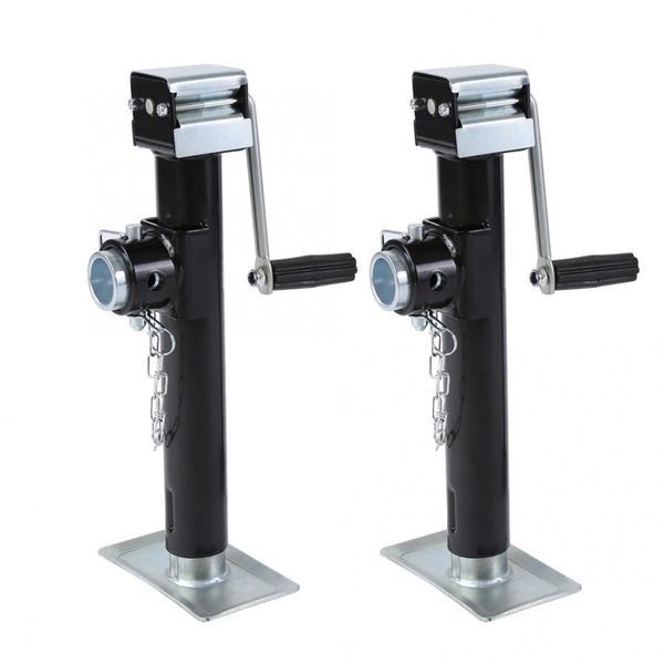 2pcs 1000кг трейлер джек на трубе боковой ветер squarejack падения нога