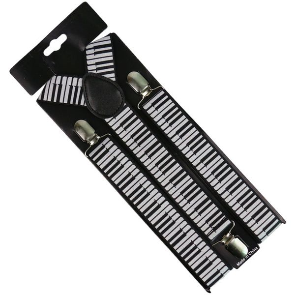 new 3.5cm wide piano key suspenders y-shape suspenders for men womens for wedding match shirt braces, Black;white
new 3.5cm wide piano key suspenders y-shape suspenders for men womens for wedding match shirt braces, Black;white