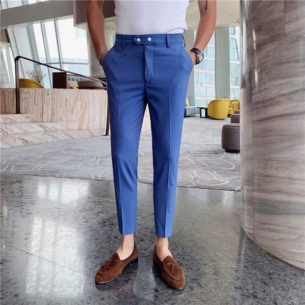 men suit pants casual fashion 2020 spring summer slim fit business pantalon homme solid all match dress pants men, White;black
men suit pants casual fashion 2020 spring summer slim fit business pantalon homme solid all match dress pants men, White;black