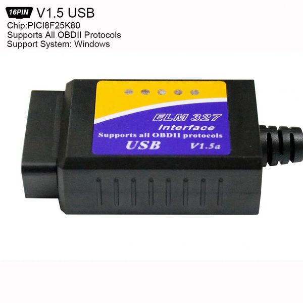 new elm327 v1.5 pici8f25k80 car usb scanner 9v-16v wireless auto interface code readers diagnostic tool obdii protocols
new elm327 v1.5 pici8f25k80 car usb scanner 9v-16v wireless auto interface code readers diagnostic tool obdii protocols