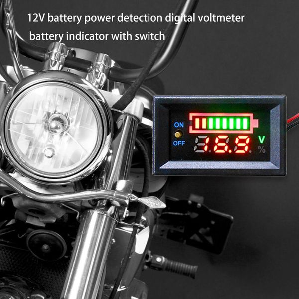 12v vehicle electronics car battery power detection digital voltmeter battery indicator with switch
12v vehicle electronics car battery power detection digital voltmeter battery indicator with switch