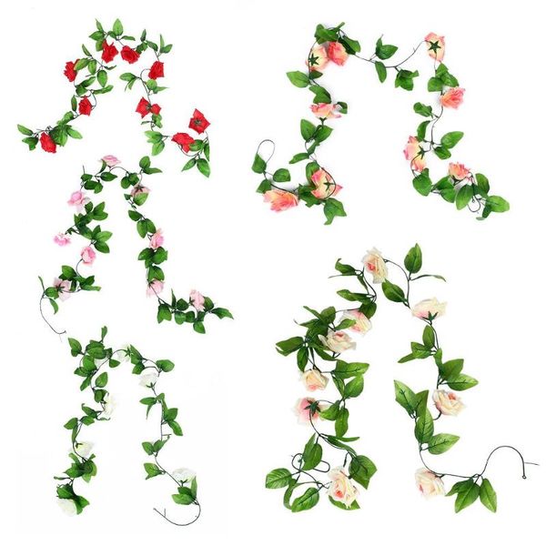 decorative flowers & wreaths artificial rose flower vine simulation ivy wedding christmas floral diy
decorative flowers & wreaths artificial rose flower vine simulation ivy wedding christmas floral diy