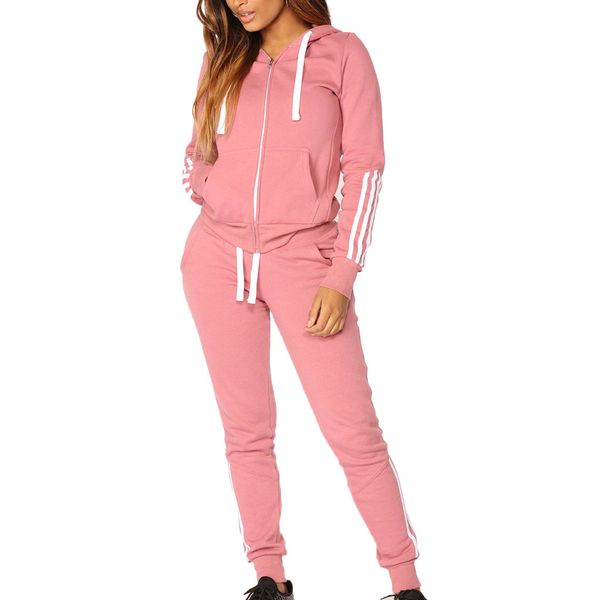 women set clothes two piece set long sleeve pullove sport and long pants tracksuit for women spring and winter#g2, White;black
women set clothes two piece set long sleeve pullove sport and long pants tracksuit for women spring and winter#g2, White;black