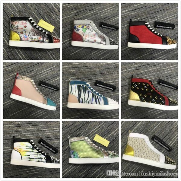 new fashion junior spikes orlato men flat suede leather red bottoms sneaker studded red sole shoes gz sneaker rivets cc kanye martin shoes, Black
new fashion junior spikes orlato men flat suede leather red bottoms sneaker studded red sole shoes gz sneaker rivets cc kanye martin shoes, Black