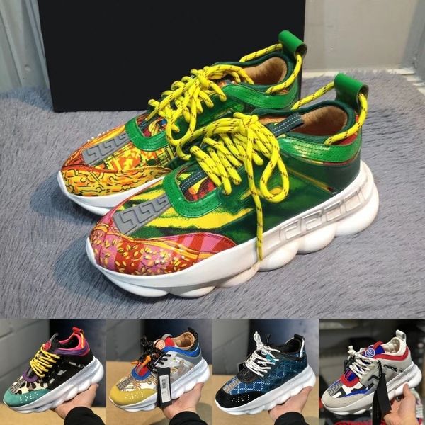 2019 luxury chain reaction mens designer shoes trainers casual ace women shoes chain-linked rubber designer sneakers 36-45
2019 luxury chain reaction mens designer shoes trainers casual ace women shoes chain-linked rubber designer sneakers 36-45
