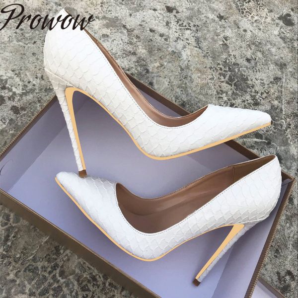 prowow snakeskin pointed toe high heel pumps elegant slip on thin high heel party wedding pumps shoe women, Black
prowow snakeskin pointed toe high heel pumps elegant slip on thin high heel party wedding pumps shoe women, Black