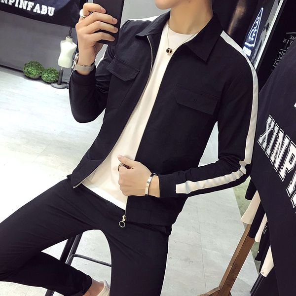 spring clothing men's korean-style popular brand 2020 new style versitile fashion spelling color jacket coat red, Black;brown
spring clothing men's korean-style popular brand 2020 new style versitile fashion spelling color jacket coat red, Black;brown