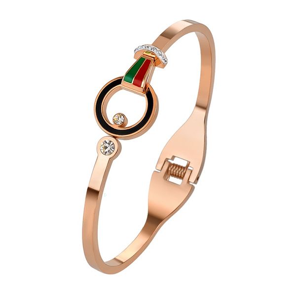 charm hollow circle green & red enamal cz bangle bracelet for women 316 stainless steel zircon gold bangles jewelry, Black
charm hollow circle green & red enamal cz bangle bracelet for women 316 stainless steel zircon gold bangles jewelry, Black