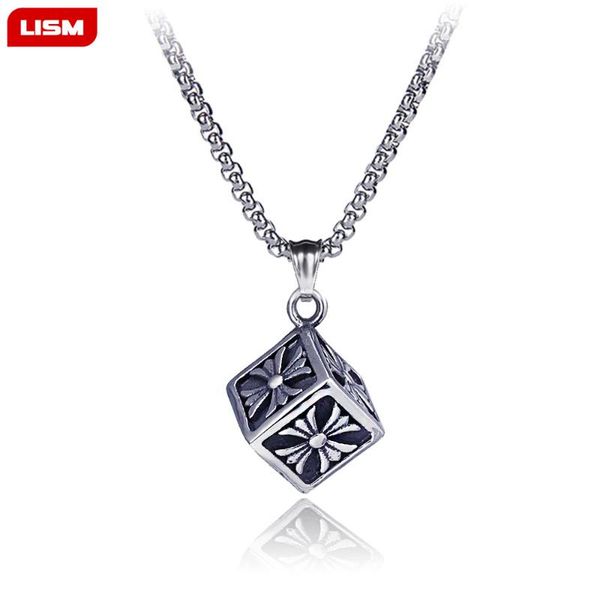 cube pendant necklace men hiphop rock rap street culture titanium stainless steel silver chain necklace fashion man jewelry gift
cube pendant necklace men hiphop rock rap street culture titanium stainless steel silver chain necklace fashion man jewelry gift