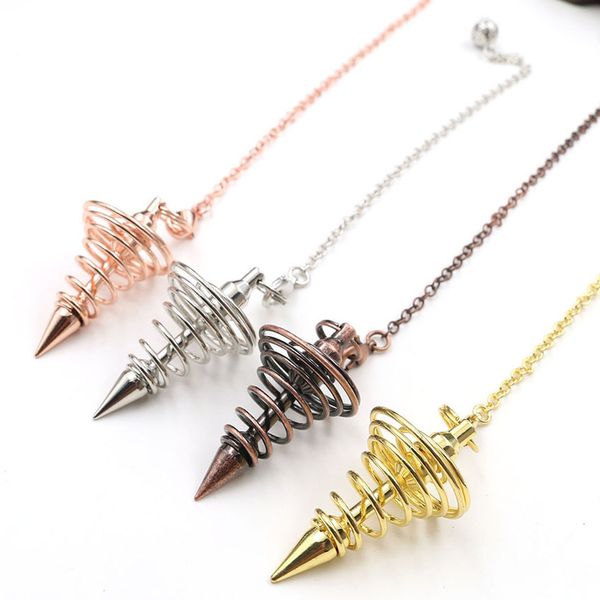 reiki pendant necklace metal pendulum for dowsing divination reiki healing spiritual wicca women men amulet charm jewelry 2019, Silver
reiki pendant necklace metal pendulum for dowsing divination reiki healing spiritual wicca women men amulet charm jewelry 2019, Silver