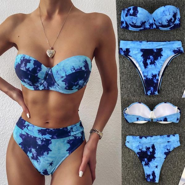 # h30 без бретелек купальники женщина off suoulder tie-краситель печать push-up проложенного бюстгальтера бикини set купальника женщины купа
# h30 без бретелек купальники женщина off suoulder tie-краситель печать push-up проложенного бюстгальтера бикини set купальника женщины купа