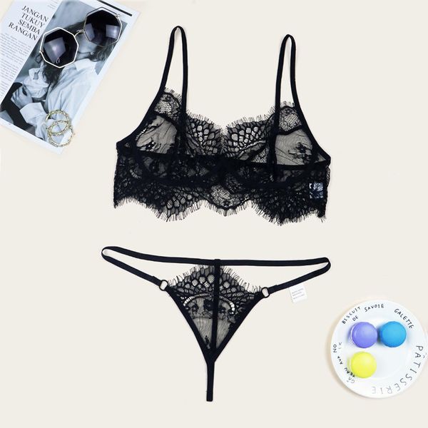 popular women's underwear eyelash lace perspective three point bra suit tempting women's interest underwear ing, Black;red
popular women's underwear eyelash lace perspective three point bra suit tempting women's interest underwear ing, Black;red