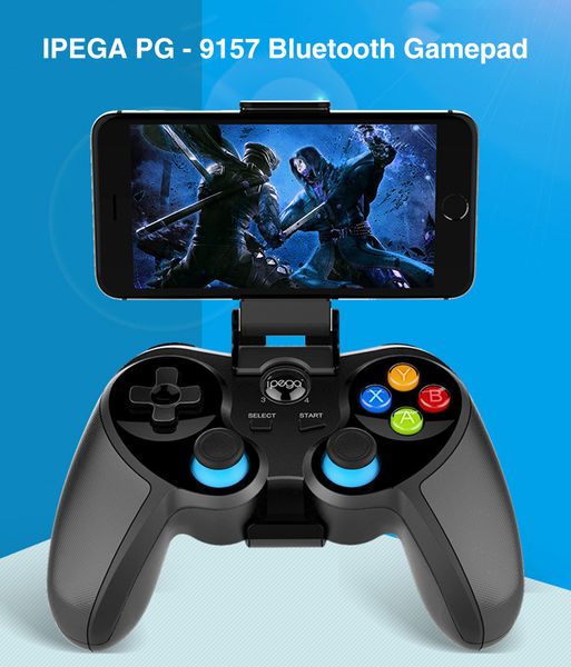ipega pg-9156 9157 wireless bluetooth gamepad controller flexible joystick with phone holder for android ios pc tv box
ipega pg-9156 9157 wireless bluetooth gamepad controller flexible joystick with phone holder for android ios pc tv box