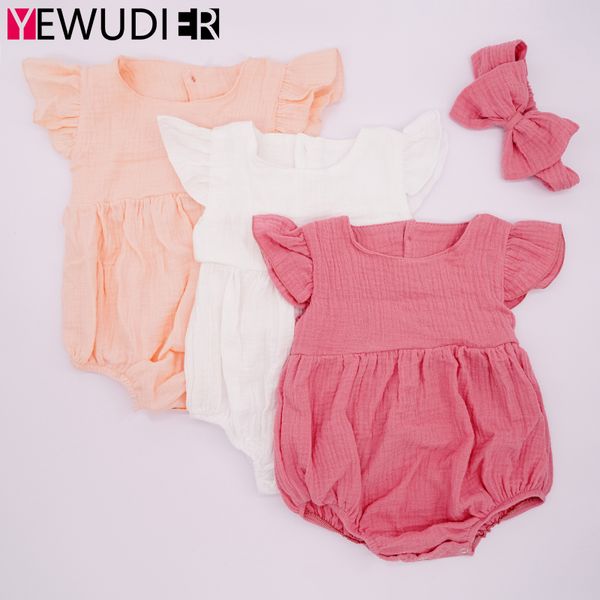 summer baby kids rompers clothes cute ruffle sleeve jumpsuits newborn girl cotton casual suits outfits with one bowknot headband, Blue
summer baby kids rompers clothes cute ruffle sleeve jumpsuits newborn girl cotton casual suits outfits with one bowknot headband, Blue