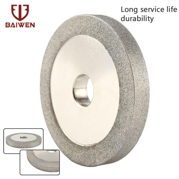 78mm diamond grinding wheel flat shape abrasive grinder tool for carbide milling cutter power rotary tool 150grit
78mm diamond grinding wheel flat shape abrasive grinder tool for carbide milling cutter power rotary tool 150grit