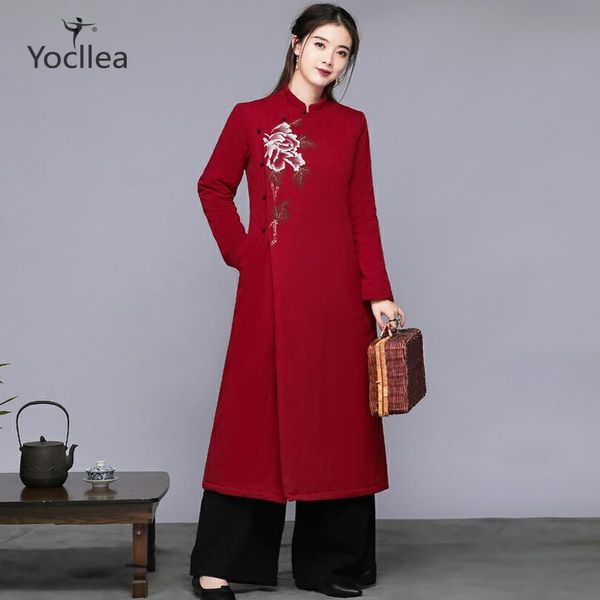 spring autumn quilted coats long parkas zen long dress women outwear sleeve print parka female, Black
spring autumn quilted coats long parkas zen long dress women outwear sleeve print parka female, Black
