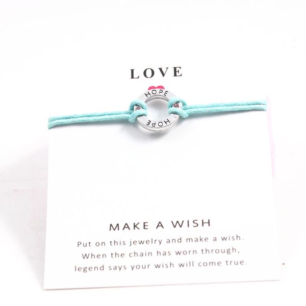 fashion- bracelet wishing card to give all the favorite girls the alloy "hope" women's charm bracelet (12 colors can choose), Golden;silver
fashion- bracelet wishing card to give all the favorite girls the alloy "hope" women's charm bracelet (12 colors can choose), Golden;silver
