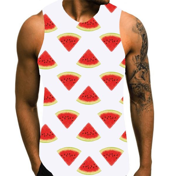 2019 men' summer fashion 3d printed shirts sleeveless creative design leisure sports vest casual plus size blouse p2, White;black
2019 men' summer fashion 3d printed shirts sleeveless creative design leisure sports vest casual plus size blouse p2, White;black