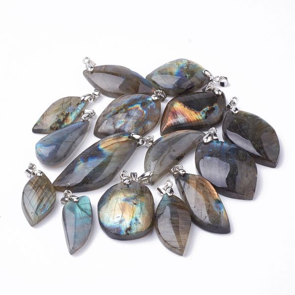 20pcs natural labradorite pendants with brass findings diy jewelry accessories making necklaces crafts supplies irregular, Silver
20pcs natural labradorite pendants with brass findings diy jewelry accessories making necklaces crafts supplies irregular, Silver