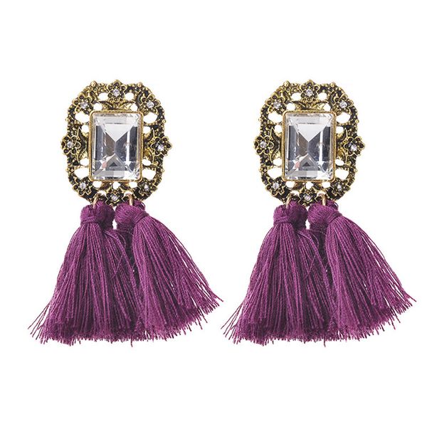 new fashion vintage silver rhinestone tassel earring for women long fringe statement drop earring mix colors
new fashion vintage silver rhinestone tassel earring for women long fringe statement drop earring mix colors