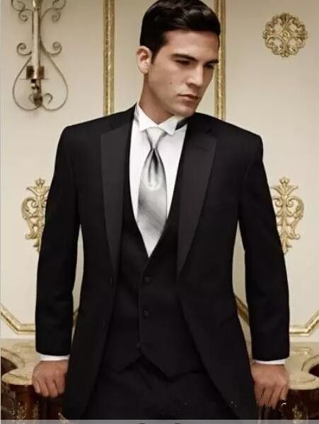 new arrivals two buttons black groom tuxedos notch lapel man groomsman men wedding suits bridegroom (jacket+pants+tie+vest) 018, Black;gray
new arrivals two buttons black groom tuxedos notch lapel man groomsman men wedding suits bridegroom (jacket+pants+tie+vest) 018, Black;gray