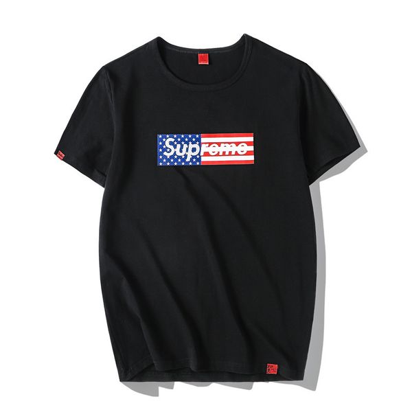 mens designer summer short-sleeved loose t-shirt youth leisure trend couples cotton short-sleeved t-shirt, White;black
mens designer summer short-sleeved loose t-shirt youth leisure trend couples cotton short-sleeved t-shirt, White;black
