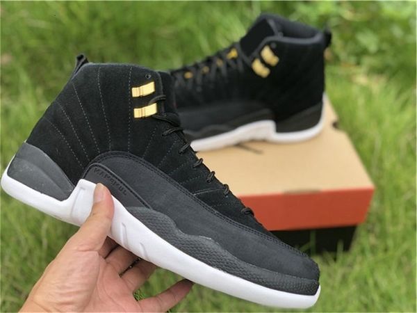 wholesale 2019 air authentic 12 reverse taxi metallic gold black white basketball shoes 130690-017 real carbon fiber men sneakers with box
wholesale 2019 air authentic 12 reverse taxi metallic gold black white basketball shoes 130690-017 real carbon fiber men sneakers with box