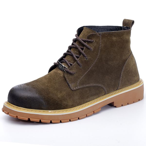 new fashion men plus size steel toe cap work safety shoes worker soft leather boots security ankle boot botas de seguridad male, Black
new fashion men plus size steel toe cap work safety shoes worker soft leather boots security ankle boot botas de seguridad male, Black