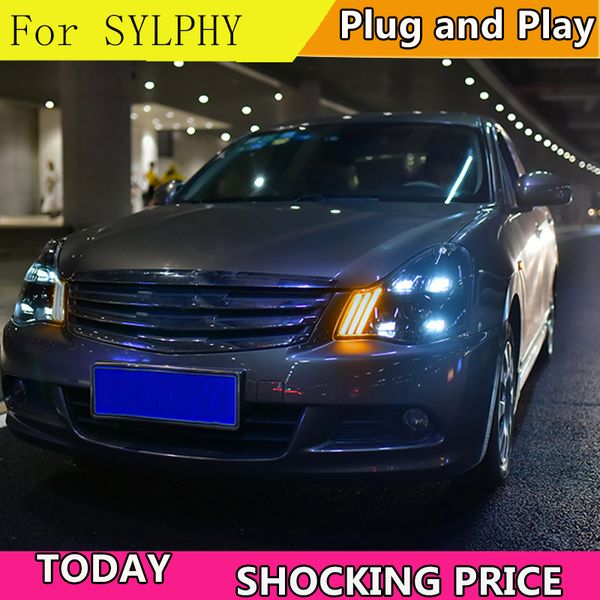 car styling for sylphy headlights 2007-2011 sentra led headlight led drl bi lens high low beam parking
car styling for sylphy headlights 2007-2011 sentra led headlight led drl bi lens high low beam parking