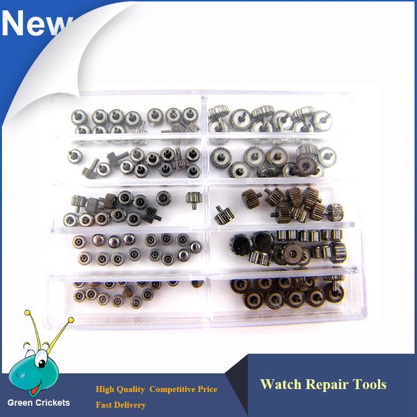 100pcs/box full stainess steel multi-dimensions watch crowns, 3.0-8.0mm watches for parts crown for watchmaker replacement
100pcs/box full stainess steel multi-dimensions watch crowns, 3.0-8.0mm watches for parts crown for watchmaker replacement