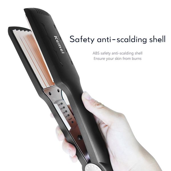 tourmaline ceramic curling iron hair curler digital hair crimper wave board with 5 teeth diy styling tool 45
tourmaline ceramic curling iron hair curler digital hair crimper wave board with 5 teeth diy styling tool 45